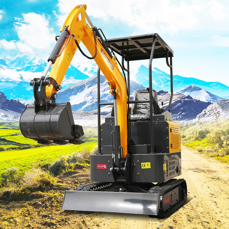Excavadora Escavator Pelle Digger Mini Excavator de Ton Mini de la correa eslabonada 1,2 de ZHONGMEI Minibagger
