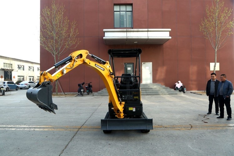 Municipal trabaja el excavador hidráulico de 2 Ton Mini Excavator Swing Boom Small