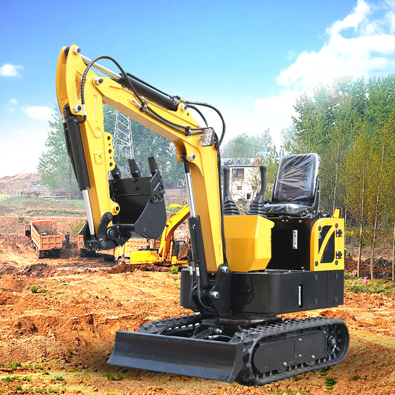 Excavador de goma Micro Bagger 1 de la pista 1,8 2 3 Ton Electric Mini Excavator