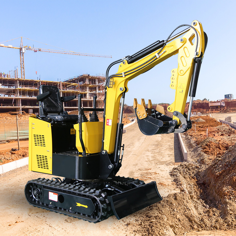 Excavador de goma Micro Bagger 1 de la pista 1,8 2 3 Ton Electric Mini Excavator