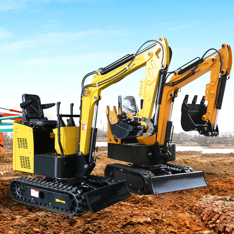 Excavador de goma Micro Bagger 1 de la pista 1,8 2 3 Ton Electric Mini Excavator