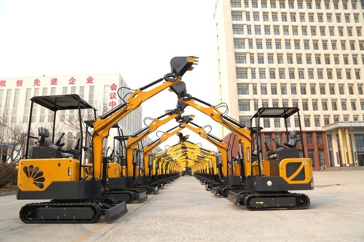 Excavador de goma Micro Bagger 1 de la pista 1,8 2 3 Ton Electric Mini Excavator