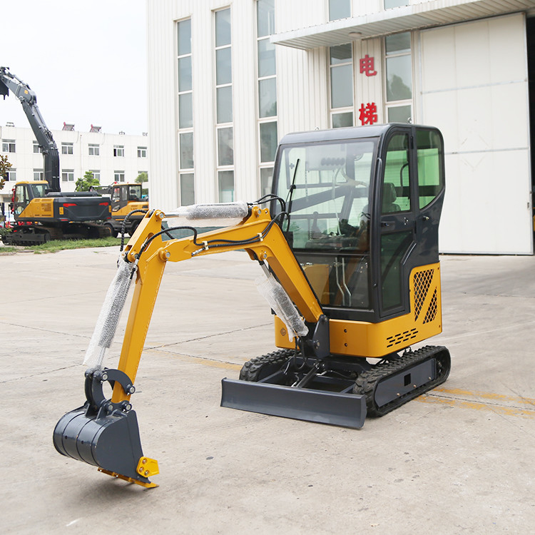 La correa eslabonada de Mini Excavator Manufacturer 1500kg montó a pequeño Digger For Back Garden hidráulico