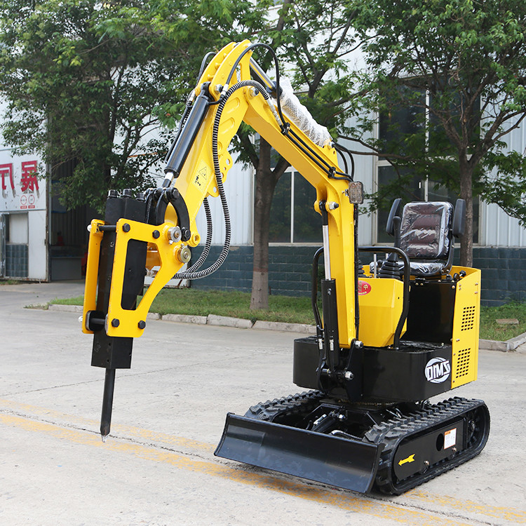 Fosos de 1 Ton Small Orchard Excavator Digging 1 cubo de Ton Electric Mini Excavator With