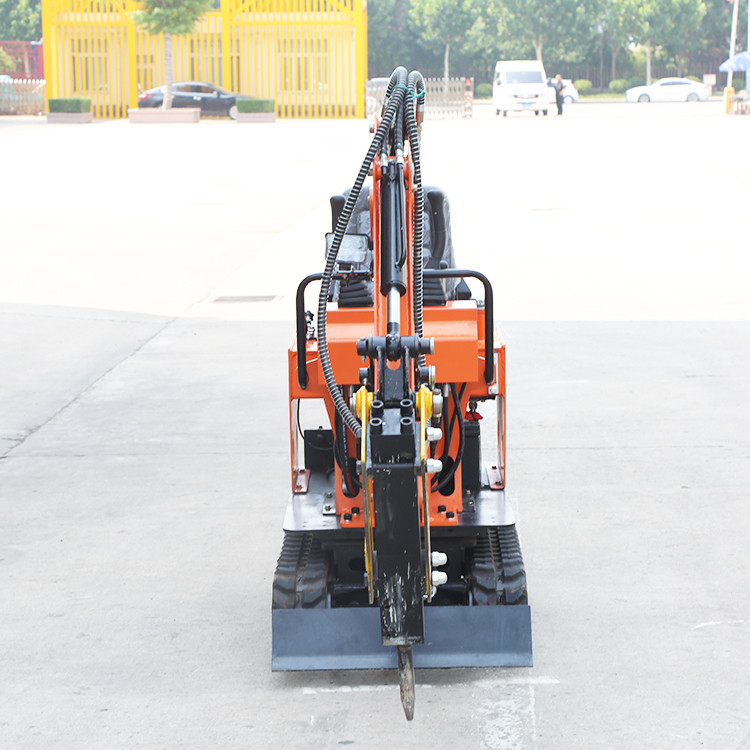 La alta eficacia del combustible correa eslabonada de 0,8 T montó el excavador hidráulico Mini Garden Digger